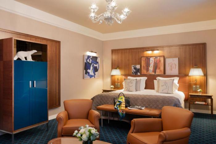 Hotel Barrire Le Westminster Le Touquet Værelse billede A suite at the hotel